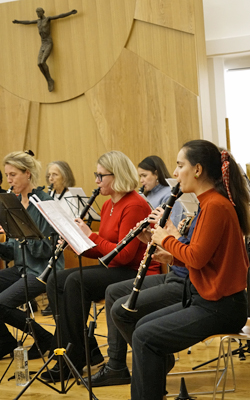 BB clarinets at the Dec 2023 concert