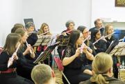 2017 Band Flutes at the December concert